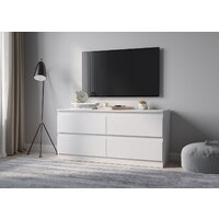 Комод НК-Мебель Stern ТВ-4Я 127 72677769 (белый) - Превью изображения №3 — Интернет-магазин Time-Shop