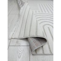Ковер для жилой комнаты Radjab Carpet Поло Прямоугольник PL 255 12536RK (2x2.9, Cream) - Превью изображения №7 — Интернет-магазин Time-Shop