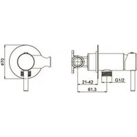 Гигиенический душ Grocenberg GB001 (черный матовый) - Превью изображения №12 — Интернет-магазин Time-Shop
