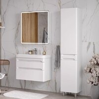  EQUIL Шкаф-пенал Nice 40 с корзиной - Превью изображения №5 — Интернет-магазин Time-Shop