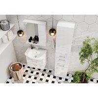  Volna Шкаф с зеркалом Joli 50 R (белый) - Превью изображения №4 — Интернет-магазин Time-Shop