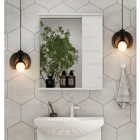  Volna Шкаф с зеркалом Joli 50 R (белый) - Превью изображения №5 — Интернет-магазин Time-Shop