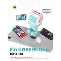 Сетевое зарядное Ugreen Nexode RG 65W CD361 (голубой/розовый) - Превью изображения №7 — Интернет-магазин Time-Shop