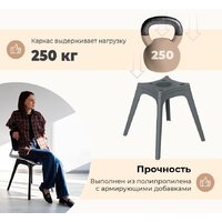 Стул Sheffilton SHT-ST59/S195 (белый/темно-серый) - Превью изображения №6 — Интернет-магазин Time-Shop