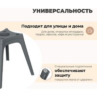 Стул Sheffilton SHT-ST59/S195 (белый/темно-серый) - Превью изображения №7 — Интернет-магазин Time-Shop