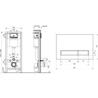 Инсталляция для унитаза Lavinia Boho Relfix 4 в 1 77010016 - Превью изображения №2 — Интернет-магазин Time-Shop