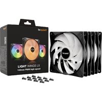 Комплект вентиляторов для корпуса be quiet! Light Wings LX 140mm PWM HS 3-Pack BL130 - Превью изображения №3 — Интернет-магазин Time-Shop