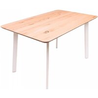 ОКА Майон 130x80x74 (дуб натуральный/белый)