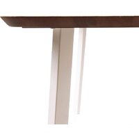 Кухонный стол ОКА Майон 130x80x74 (дуб натуральный/белый) - Превью изображения №3 — Интернет-магазин Time-Shop