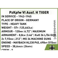 Конструктор Cobi World War II 2710 PzKpfw VI Tiger 131 - Превью изображения №2 — Интернет-магазин Time-Shop