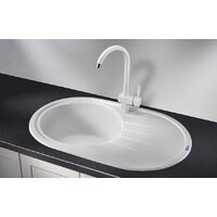 Кухонная мойка Granula ST-7601 (белый) - Превью изображения №4 — Интернет-магазин Time-Shop