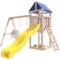 Игровой комплекс National Tree Company С качелями лодочка IgroWoods ДКНП-10 (не окрашен) - Превью изображения №2 — Интернет-магазин Time-Shop