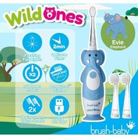 Электрическая зубная щетка Brush-Baby WildOnes Elephant - Превью изображения №3 — Интернет-магазин Time-Shop