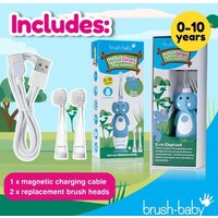 Электрическая зубная щетка Brush-Baby WildOnes Elephant - Превью изображения №4 — Интернет-магазин Time-Shop