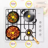 Варочная панель Simfer H60Q40W412 - Превью изображения №3 — Интернет-магазин Time-Shop