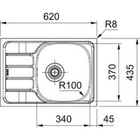 Кухонная мойка Franke Spark SKL 611-62/44 101.0712.228 (нержавеющая сталь) - Превью изображения №4 — Интернет-магазин Time-Shop
