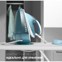 Утюг Polaris PSS 6540K (голубой) - Превью изображения №8 — Интернет-магазин Time-Shop