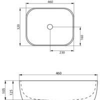 Умывальник Calani Tracy CAL-00003 (белый) - Превью изображения №6 — Интернет-магазин Time-Shop