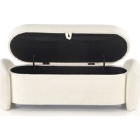 Пуфик Halmar Ficaria (кремовый) - Превью изображения №2 — Интернет-магазин Time-Shop