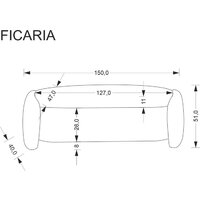 Пуфик Halmar Ficaria (кремовый) - Превью изображения №4 — Интернет-магазин Time-Shop