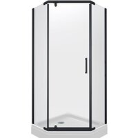 Triton Дека-Блэк 90x90 (черный, с поддоном)