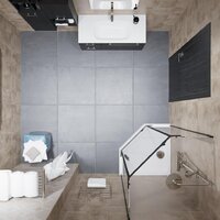 Душевой уголок Triton Дека-Блэк 90x90 (черный, с поддоном) - Превью изображения №5 — Интернет-магазин Time-Shop