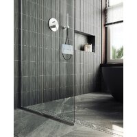 Душевая стенка MaybahGlass 195x79 MGD-695-5у (прозрачное стекло/хром матовый) - Превью изображения №6 — Интернет-магазин Time-Shop