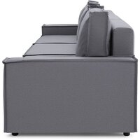 Диван Mio Tesoro Дюссельдорф 293 1.5ек-1.5ек-1.5ек (1173 Savanna Plus Grafit) - Превью изображения №4 — Интернет-магазин Time-Shop