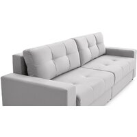 Диван Mio Tesoro Манчестер 292 1.5ек-1.5ек (841 светло-серый) - Превью изображения №3 — Интернет-магазин Time-Shop