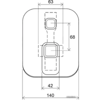 Смеситель без скрытого механизма Ravak 10° TD 061.00 [X070068] - Превью изображения №3 — Интернет-магазин Time-Shop