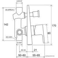 Смеситель без скрытого механизма Ravak 10° TD 061.00 [X070068] - Превью изображения №2 — Интернет-магазин Time-Shop