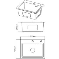 Кухонная мойка Diadonna DS5040В - Превью изображения №3 — Интернет-магазин Time-Shop