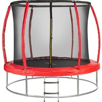 Батут Sundays Favorite Premium 8FT (красный, с сеткой, с лестницей) - Превью изображения №6 — Интернет-магазин Time-Shop