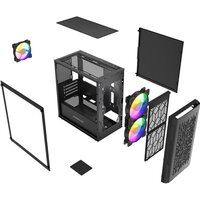 Корпус Powercase Mistral Micro D3B ARGB V2 CMMDB-A3-V2 - Превью изображения №7 — Интернет-магазин Time-Shop