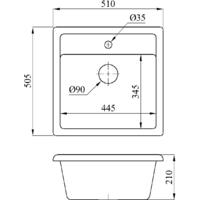 Кухонная мойка БелЭворс Rio (бежевый) - Превью изображения №2 — Интернет-магазин Time-Shop