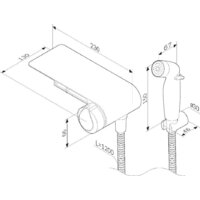 Гигиенический душ AM.PM X-Joy F0H85A800 TouchReel - Превью изображения №10 — Интернет-магазин Time-Shop