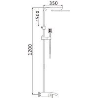 Душевая система  Vieir V433562-G - Превью изображения №2 — Интернет-магазин Time-Shop