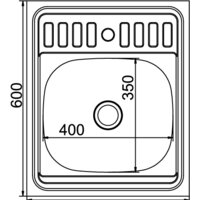 Кухонная мойка Mixline 527966 - Превью изображения №2 — Интернет-магазин Time-Shop