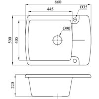 Кухонная мойка БелЭворс Flexi L (серый) - Превью изображения №3 — Интернет-магазин Time-Shop
