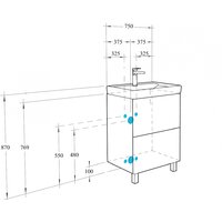  Аква Тумба под умывальник Смайл ТС-5.02.2.00.800.224 - Превью изображения №3 — Интернет-магазин Time-Shop