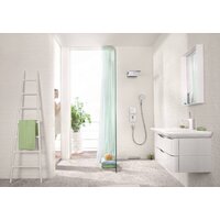 Шланговое подключение Hansgrohe FixFit Square 26455000 (хром) - Превью изображения №5 — Интернет-магазин Time-Shop