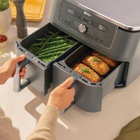 Аэрогриль (аэрофритюрница) Ninja MAX 6-in-1 Dual Zone DZ400EU - Превью изображения №2 — Интернет-магазин Time-Shop