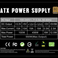 Блок питания GameMax GP-550 (черный) - Превью изображения №4 — Интернет-магазин Time-Shop