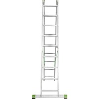 Лестница-стремянка Новая высота NV 222 алюминиевая двухсекционная 2x9 ступеней - Превью изображения №4 — Интернет-магазин Time-Shop