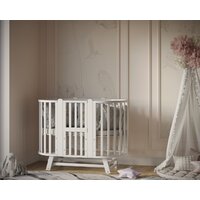 Кроватка-трансформер Incanto Verona с маятником KR-0024/0 (белый/белый) - Превью изображения №2 — Интернет-магазин Time-Shop