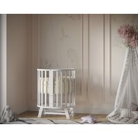 Кроватка-трансформер Incanto Verona с маятником KR-0024/0 (белый/белый) - Превью изображения №3 — Интернет-магазин Time-Shop