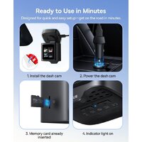 Видеорегистратор Baseus Dash Cam 4K BS-CM035 Cosmic Black C0119804 - Превью изображения №16 — Интернет-магазин Time-Shop