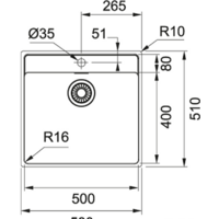 Кухонная мойка Franke Maris MRX 210-50 TL 127.0544.022 - Превью изображения №2 — Интернет-магазин Time-Shop