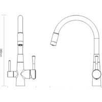 Смеситель Savol S-L1806L-01 - Превью изображения №2 — Интернет-магазин Time-Shop