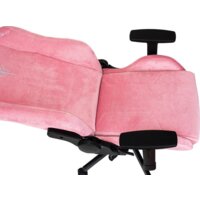 Игровое (геймерское) кресло Knight N1 Fabric Velvet 36 (розовый) - Превью изображения №6 — Интернет-магазин Time-Shop